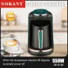 Cross-border SOKANY 0136 coffee pot, hot coffee brewing, home and office coffee machine with pot Item Picture
